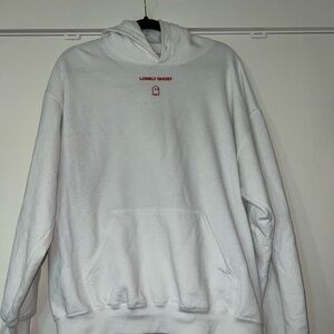 Lonely Ghost women’s White Hoodie